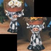 TL757 -Mooie Cow Pot 11cm & Pooie Cow Pot 13cm