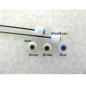 Miniature Glass Eyes Green 5mm