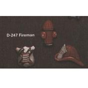 D247-3 Fireman Magnets 7cm