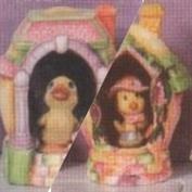 S2829 -Chick & Duck for Egg House 4cm