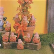 D1565 -5 Crack Pot Pumpkins 13cm