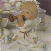 D927 -Sweet Tot Boy Angel with Horn 19cm