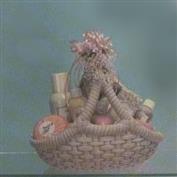 D976 -Large Wicker Egg Basket 23cm High