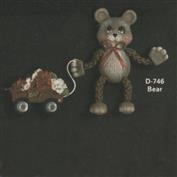 D746 -Bear Posie 7.5cm