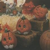 D677 -3 Happy Face Pumpkin Boxes 10cmH