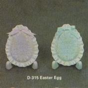 D315 -2 Easter Egg Ornaments 10cm High