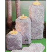 D1974ST -3 Butterfly Impressions Candle Holders with Candle Cups 13, 22 & 31cm