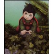 D1969 -Lady Bug Baby 18cm for D1954 Stone Base or D1927/D1933 Mushrooms