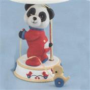 DM1764A -Baby Bear Strolling with Ducky 20cm Tall (excludes base)