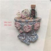 DM1663 -Roses/Ribbon Shelf Bracket 20cm High