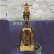 DM1922 -Bell with Santa Handle 23cm Tall