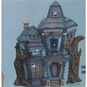 DM1705B -Haunted House Box with cut out windows 31cm Tall