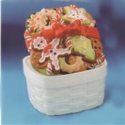 DM1913A -Christmas Canister DM1747 Basket Base 20cm Wide 25cm Tall