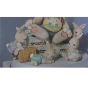 S982 -Lying & Sitting Bunny 8cm