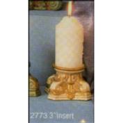 S2773 -Round Capital Holder S2766 with Candle Insert 15cmW