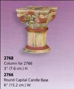 S2768 -Column with Round Capital Base S2766 - 15cm Tall