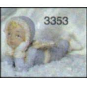 S3353 -Winter Cherub on Tummy 13cm