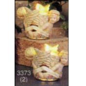 S3373 -2 Small Cherub Nut Cups 6cm T