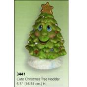 S3441 -Cute Christmas Tree Nodder includes spring 16.5cm