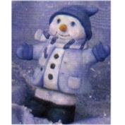 S3444 -Cute Snowman Nodder includes spring 16cm
