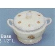 ACM336B-Small Bavarian Tureen with Base 13Hx22cmL