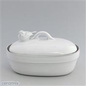 Bird Oval Casserole Small 23cm Wide