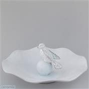 Dove Wavy Bowl 27cm Wide 15cm High