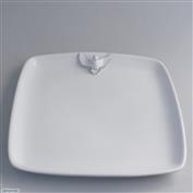 Dove Square Plate 26cm Wide