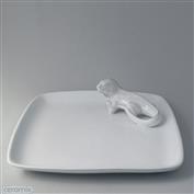 Iguana Square Plate 26cm Wide