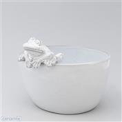 Frog Oval Bowl #4-18cm Wide