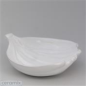 Tropical Banana Bowl White 18cm Wide