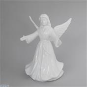 Angel Christmas Tree Topper Glazed 23cmH x 18cmW