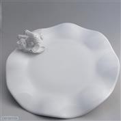 Bunny Lying Wavy Platter 33cm Wide 