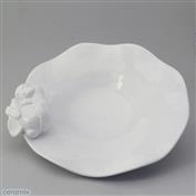 Bunny Sleeping Wavy Bowl 27cm Wide 