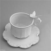Butterfly Chateau Ware Coffee Cup & Saucer 8Hx18cmD