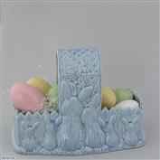 Bunny Basket 25cm Wide Blue