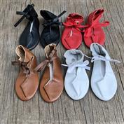 C 7.5 x 3.1cm Ankle Strap Pointed Toe Doll Shoes