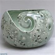 YARN0161-Speckled Foam Large Round Yarn Bowl 16cm Diameter x 11.5cm High