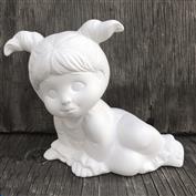 D926 -Sweet Tot Girl Angel Sitting 19cm