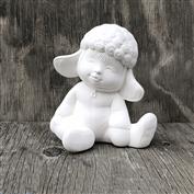 D962-Sweet Tot Lamb Sitting 13cmH