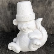 D1687-Large Crack Pot Squirrel 21cmH