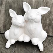 D1934 -Bunnies 15cm for D1954 Stone Base or Mushrooms D1927 or D1933
