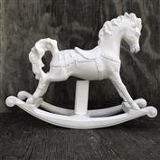 DM987 -Victorian Rocking Horse with Rails 35.5cm Wide