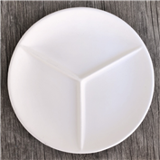 DM2187-Geometrix Divided Round Baby Dish 18cmL