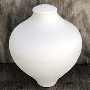 DM2064-Contempary Vase with Lid 21cmH