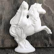 G2831-Spring Fairy Riding Unicorn 23cmH