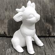 K1514-Sitting Baby Reindeer 12cm