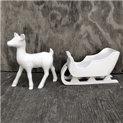 S1537-Wood Sleigh only 25cm