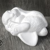 S1595-Small Sleeping Flop Ear Bunny 10cm