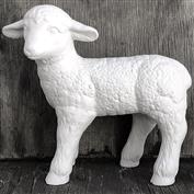 S1708-Standing Lamb Looking Left 18cm